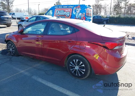 2016 Hyundai Elantra Se z USA, uszkodzony, nr VIN 5NPDH4AE2GH786621